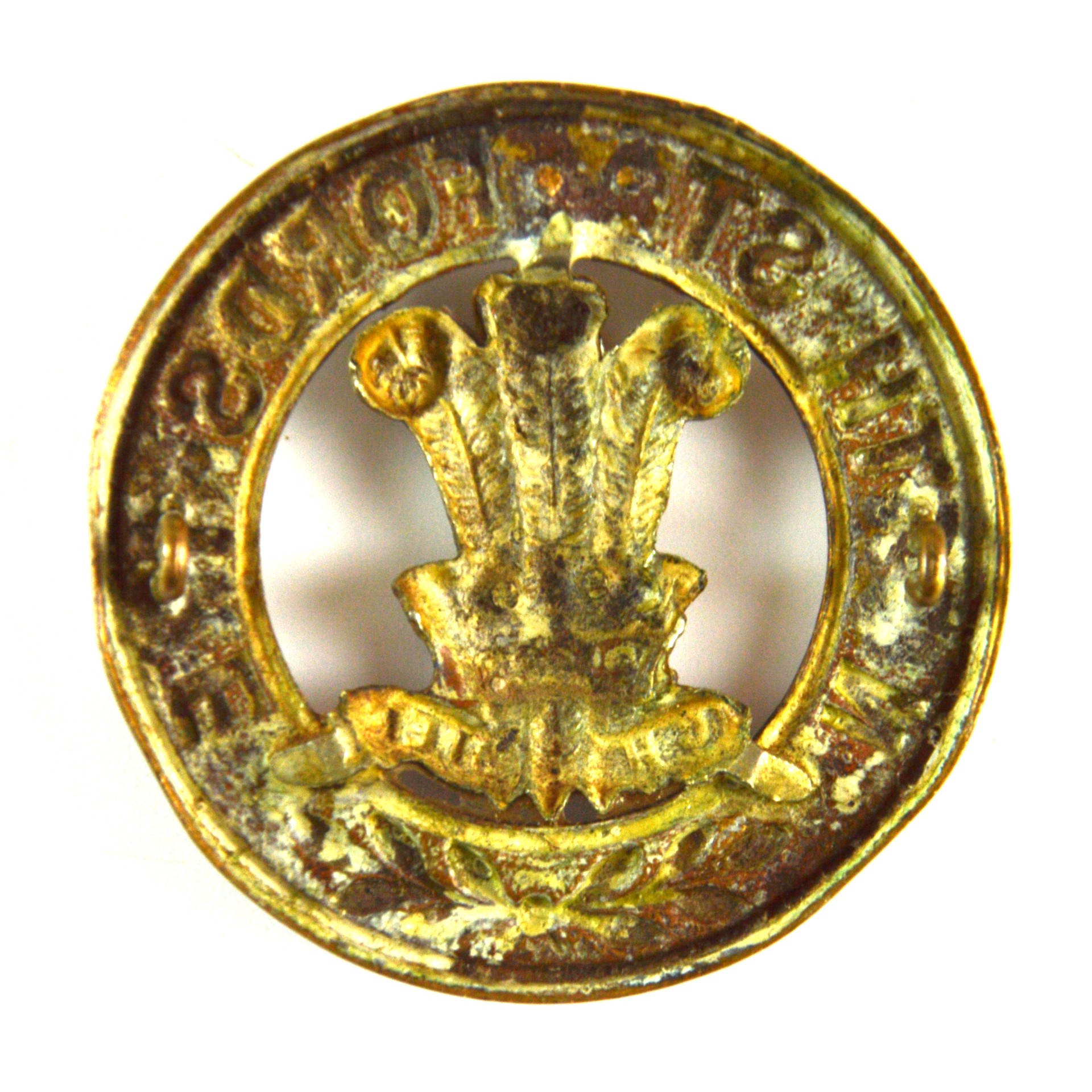 North Staffordshire Regiment (Prince of Wales's) Helmet Plate Centre - Image 2