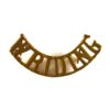 Duke of Wellington's Regiment (West Riding) (W. RIDING) (Pre-1915 Pattern) Brass Shoulder Title