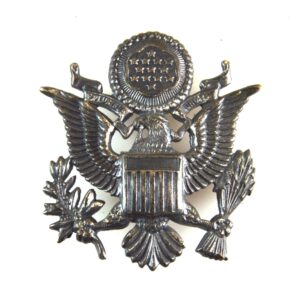 United States Air Force (USAF) Officer Cap Badge, Manufactured by NS Meyer Inc. - Vietnam War-Era