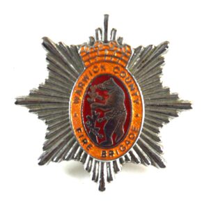 Warwick County Fire Brigade Cap Badge (1948-1974 Pattern) - Original
