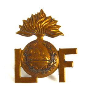 Lancashire Fusiliers (L-Grenade-F) Brass Shoulder Title (1916-1968 Pattern)