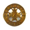 Sherwood Foresters (Derbyshire Regiment) Broached Helmet Plate Badge Centre (1881-1901 Pattern)