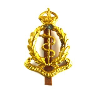 Royal Army Medical Corps (RAMC) Sand Cast Cap Badge (1902-1946 Pattern) - Original