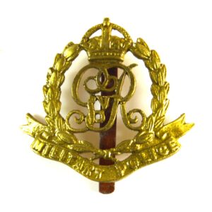 Corps of Military Police (CMP) Sand Cast Cap Badge (GRV, 1926-1936 Pattern)