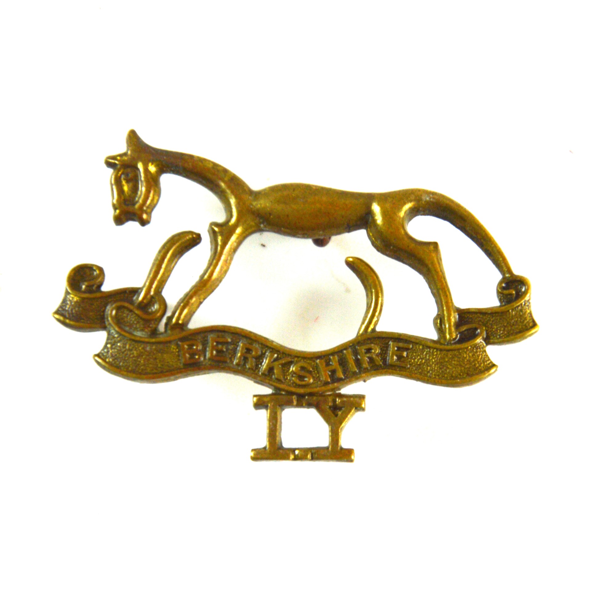 Berkshire Imperial Yeomanry Cap Badge (c. 1900-1908 Pattern) - Original