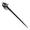 Scottish Jacobite-Era Basket-Hilted Mortuary Broadsword