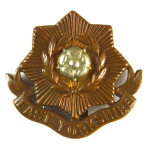 East Yorkshire Regiment Cap Badge (1881-1958 Pattern) - Original