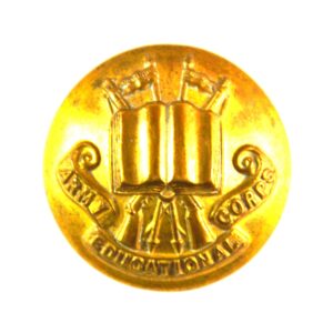 Army Education Corps (AEC) Officer-Quality Button (1920-1946 Pattern) - 25mm