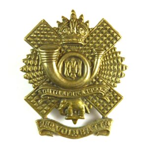 2nd Volunteer Battalion, Highland Light Infantry (HLI) Glengarry Cap Badge (1905-1908 Pattern) - Restrike