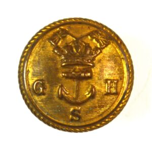Greenwich Hospital Ship Button - 23mm