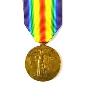 Victory Medal - Lieutenant A Sharp, Machine Gun Corps (MGC)