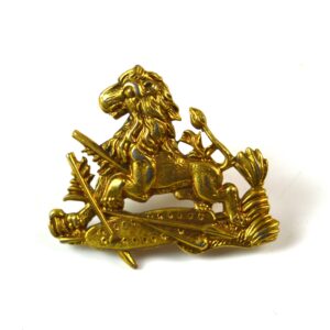 British South Africa Police (BSAP) Gilt Helmet Badge (1949-1971 Pattern)