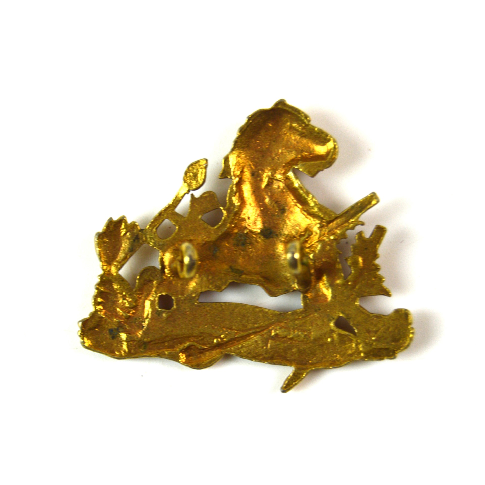 British South Africa Police (BSAP) Gilt Helmet Badge (1949-1971 Pattern) - Image 2