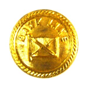 Bank Line Officer-Quality Gilt Button - 17mm