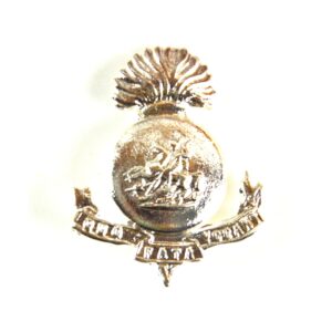 Royal Northumberland Fusiliers Silver-Plate Lapel Badge