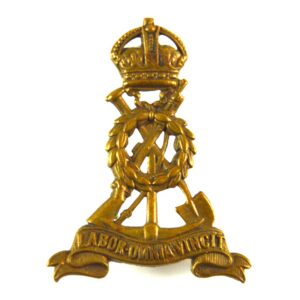 Pioneer Corps Cap Badge (King's Crown, 1939-1953 Pattern) - Original