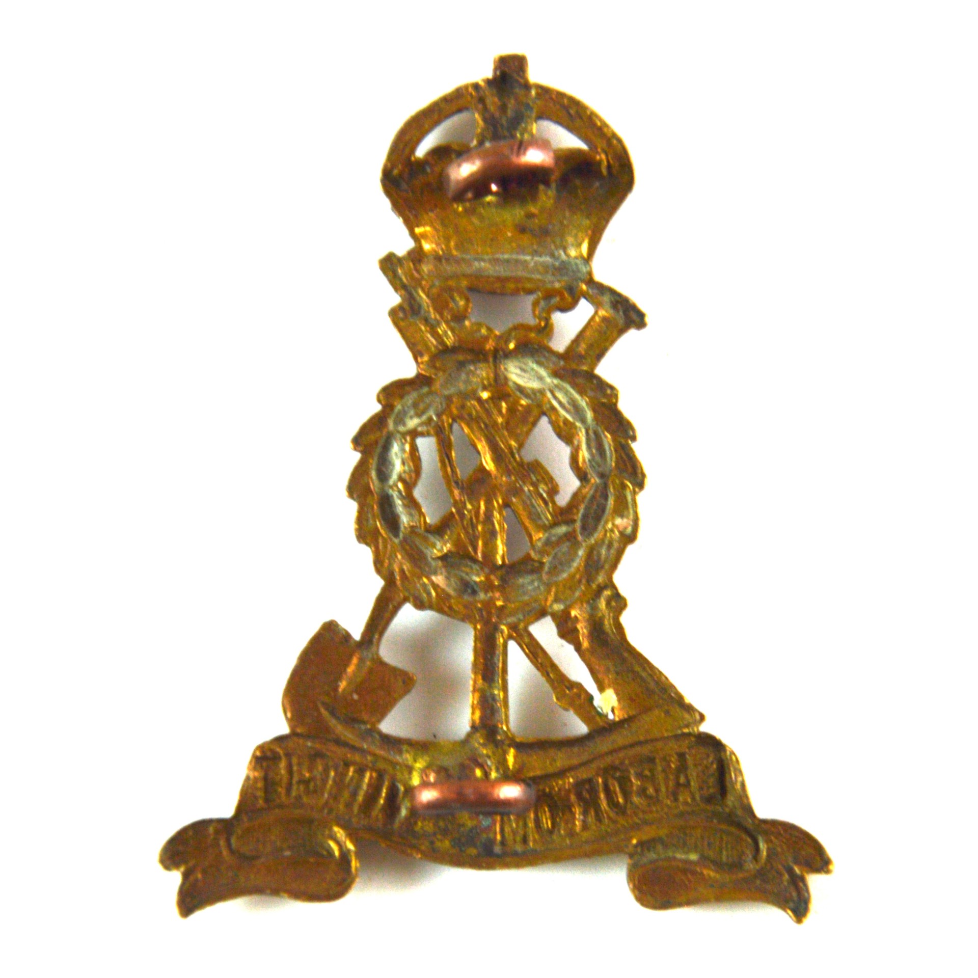 Pioneer Corps Cap Badge (King's Crown, 1939-1953 Pattern) - Original - Image 2