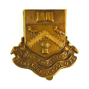 Dean Close College Officer Training Corps Cap Badge - Original