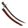 Antique Indian Wootz Steel Blade Child's Tulwar Sword in Scabbard
