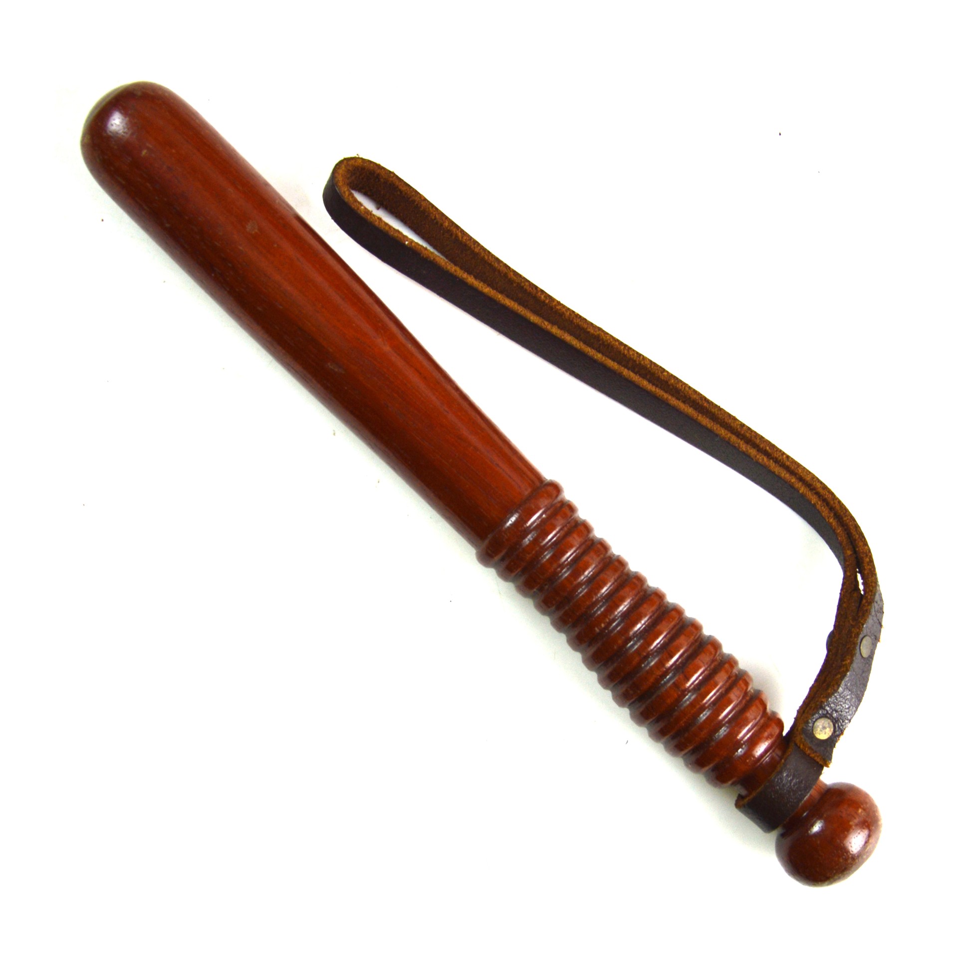 British Woman Police Officer's Short Wooden Truncheon - Image 2