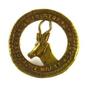 1st South African Infantry Cap Badge (1915-1919 Pattern) - Original