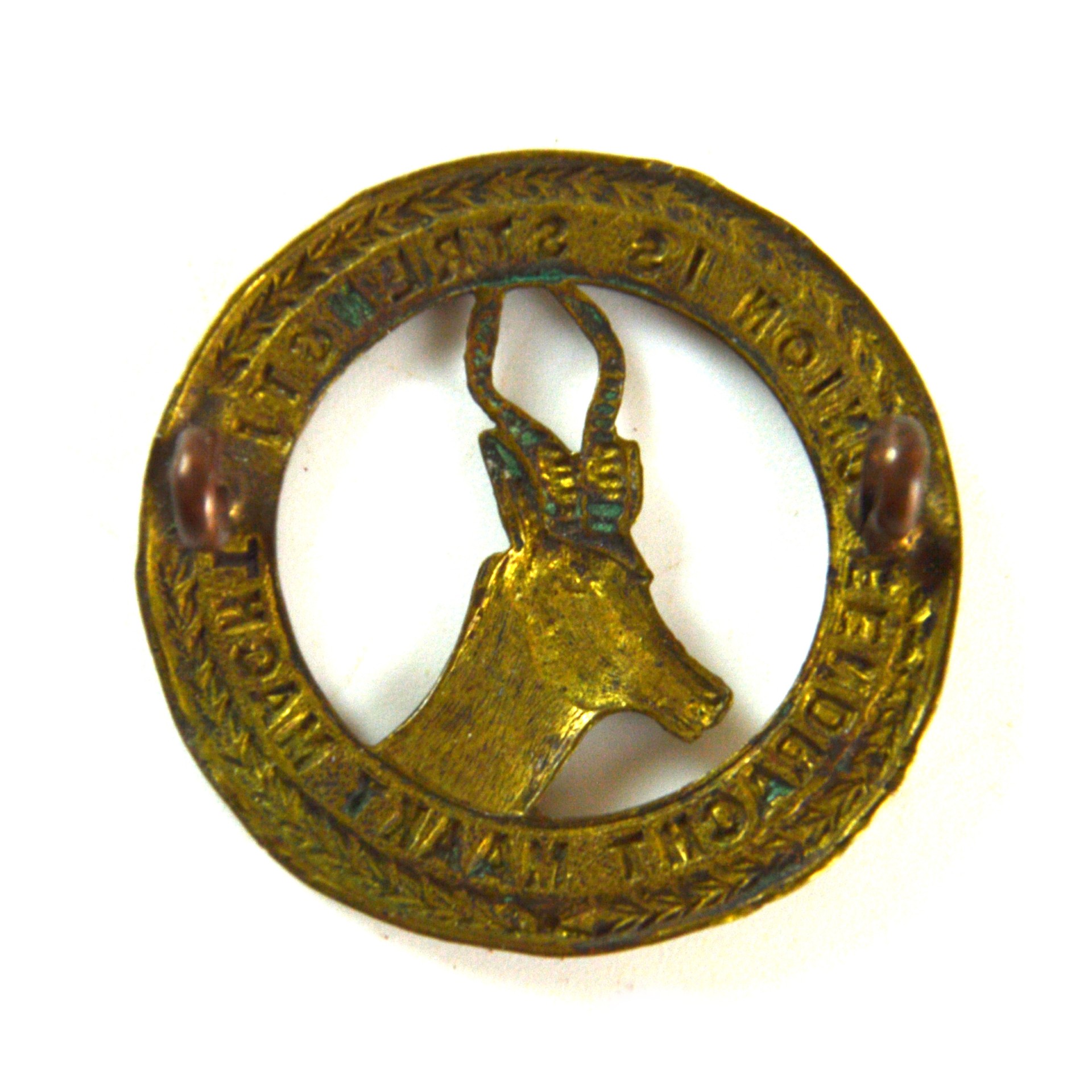 1st South African Infantry Cap Badge (1915-1919 Pattern) - Original - Image 2