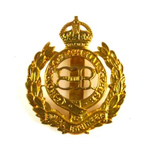 Royal Engineers Cap Badge (ERVIII Cypher, 1936 Patter) - Restrike