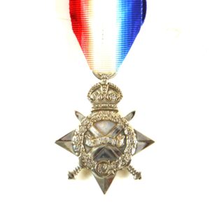 1914-15 Star, Private Hugh Ashcroft, Durham Light Infantry (DLI)