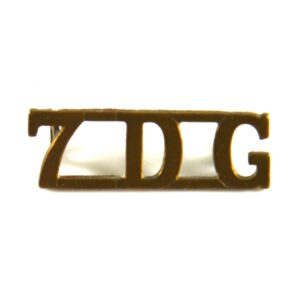 7th (The Princess Royal's) Dragoon Guards (7DG) Brass Shoulder Title (Pre-1922 Pattern)