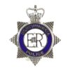 Northumbria Police Enamel Cap Badge (ERII Cypher, Post-1974 Pattern)