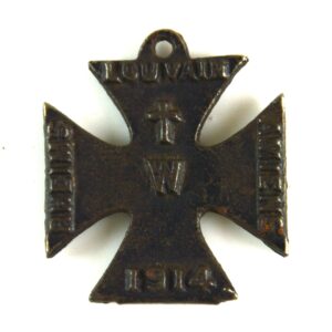 British First World War Anti-German Propaganda Iron Cross, 1914–1915 Louvain/Dinant Pattern