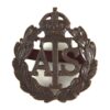 Auxiliary Territorial Service (ATS) Officer Service Dress Cap Badge (1938-1949 Pattern) - Original