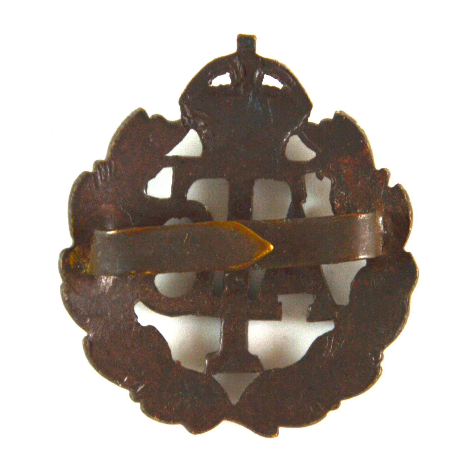 Auxiliary Territorial Service (ATS) Officer Service Dress Cap Badge (1938-1949 Pattern) - Original - Image 2