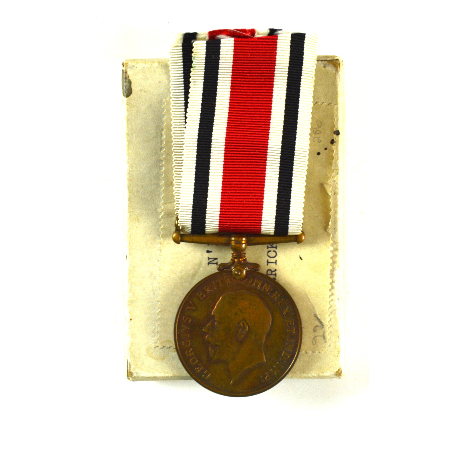Special Constabulary Long Service Medal (GRV c. 1930-1937 Type) in Box, Frederick W. Thomson, Northumberland Special Constabulary