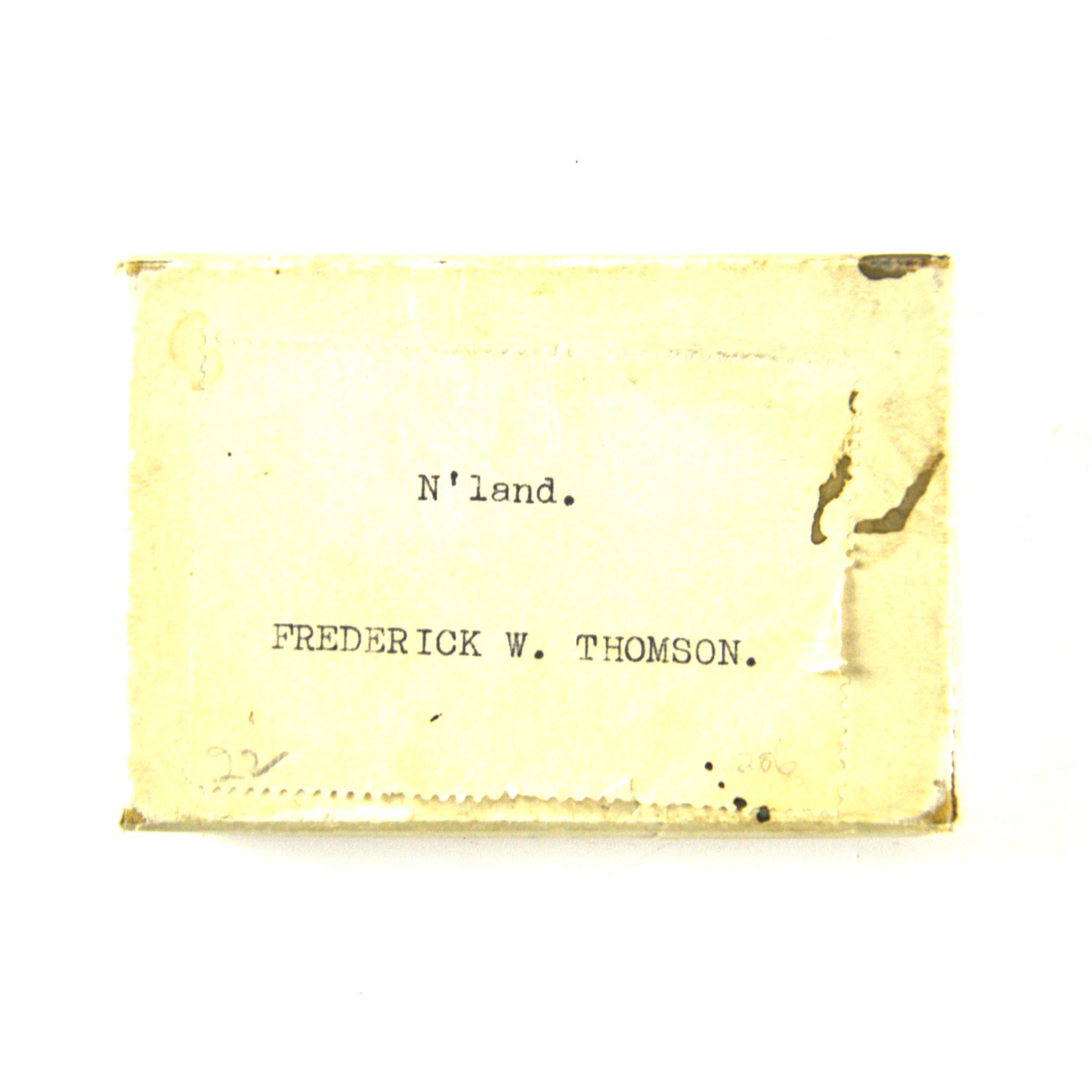 Special Constabulary Long Service Medal (GRV c. 1930-1937 Type) in Box, Frederick W. Thomson, Northumberland Special Constabulary - Image 3