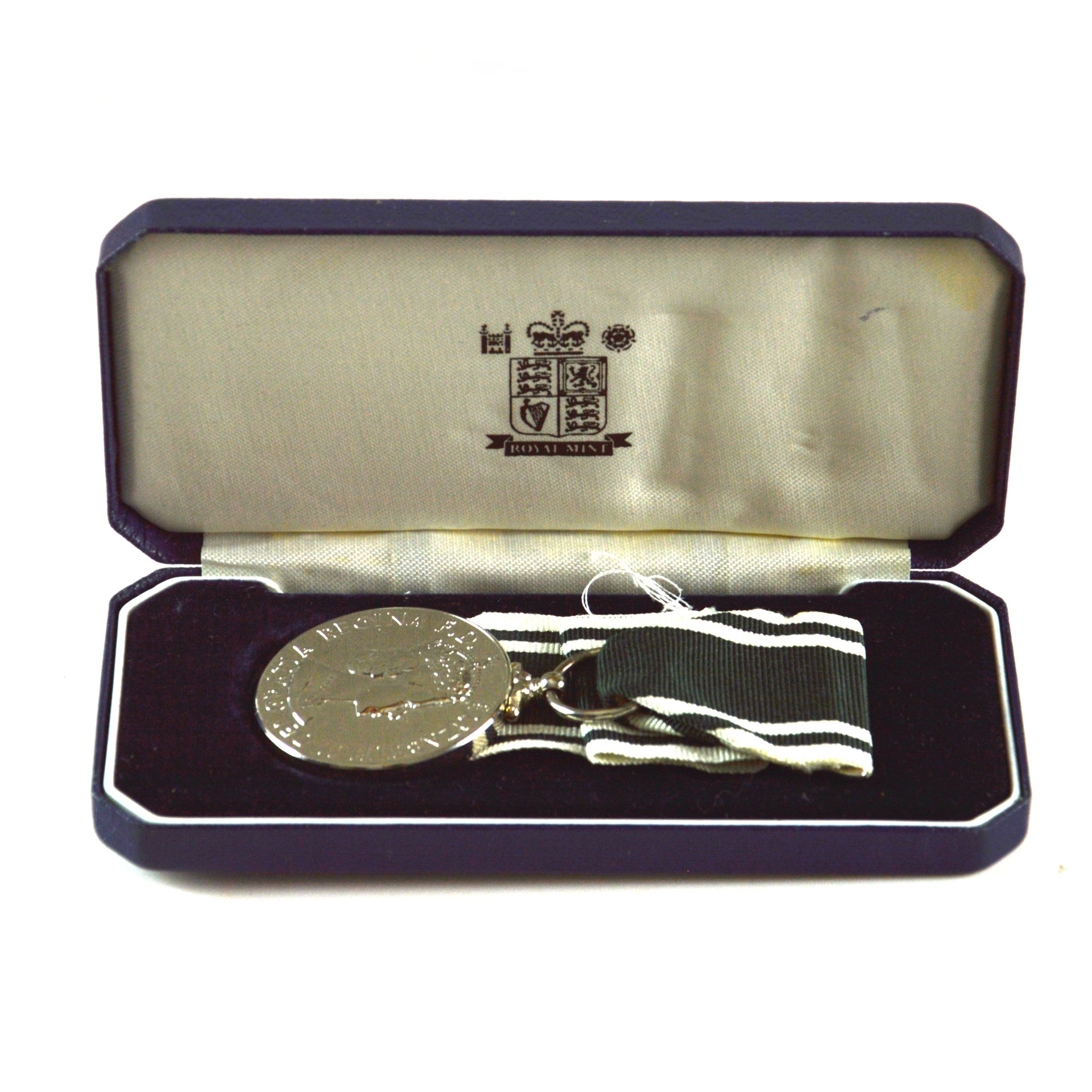 Ambulance Service (Emergency Duties) Long Service and Good Conduct Medal (ERII) in Royal Mint Case, Awarded to Steven Jones - Image 4