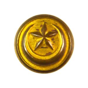 Ottoman Turkish Army Infantry Gilt Button - 15mm