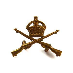 School of Musketry Collar Badge (1901-1919 Pattern)