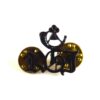 Royal Green Jackets (RGJ) Black Anodised Collar Badge