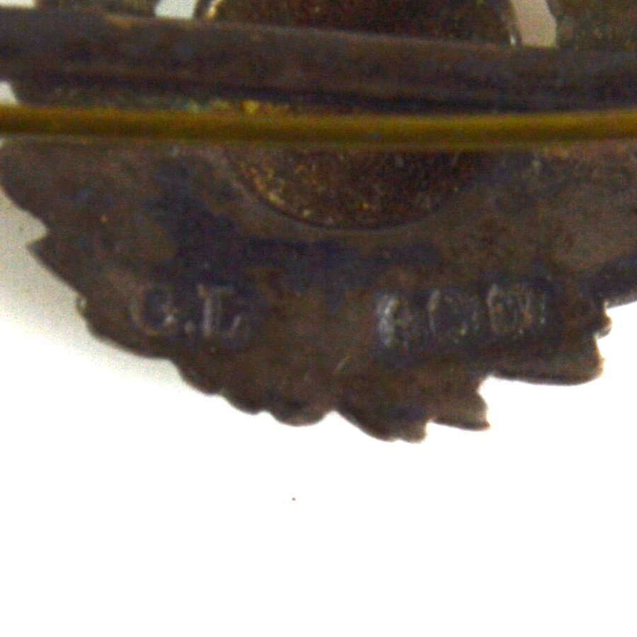 Royal Marine Light Infantry (RMLI) Silver Hallmark Sweetheart Brooch - George Loveridge & Co, 1921 - Image 3