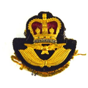 Royal Air Force (RAF) Gilt Officer Cap Badge (1953-2022 Pattern)