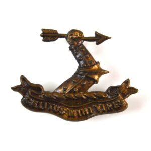 2nd (South Middlesex) Middlesex Rifle Volunteer Corps Collar Badge (1878-1908 Pattern)