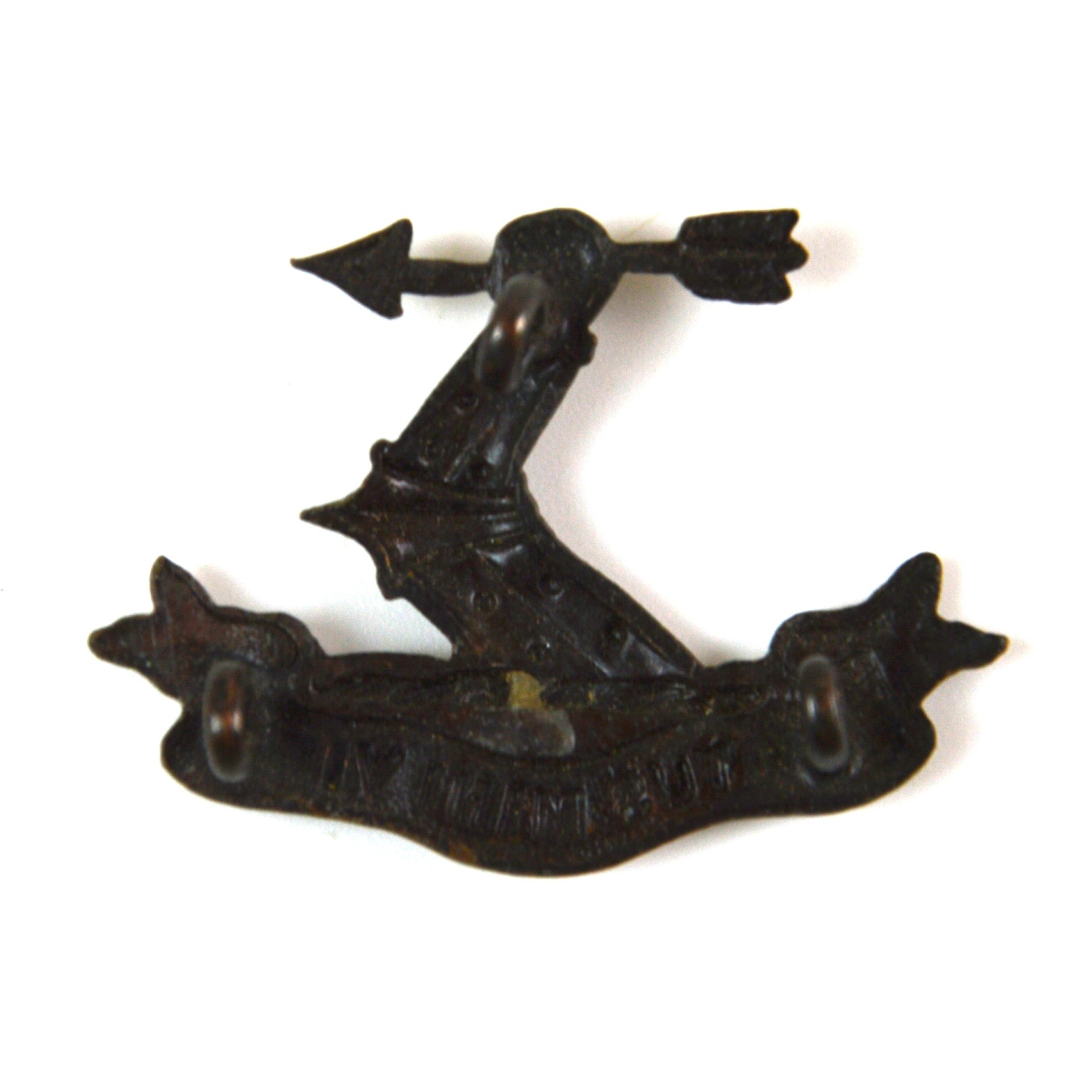 2nd (South Middlesex) Middlesex Rifle Volunteer Corps Collar Badge (1878-1908 Pattern) - Image 2