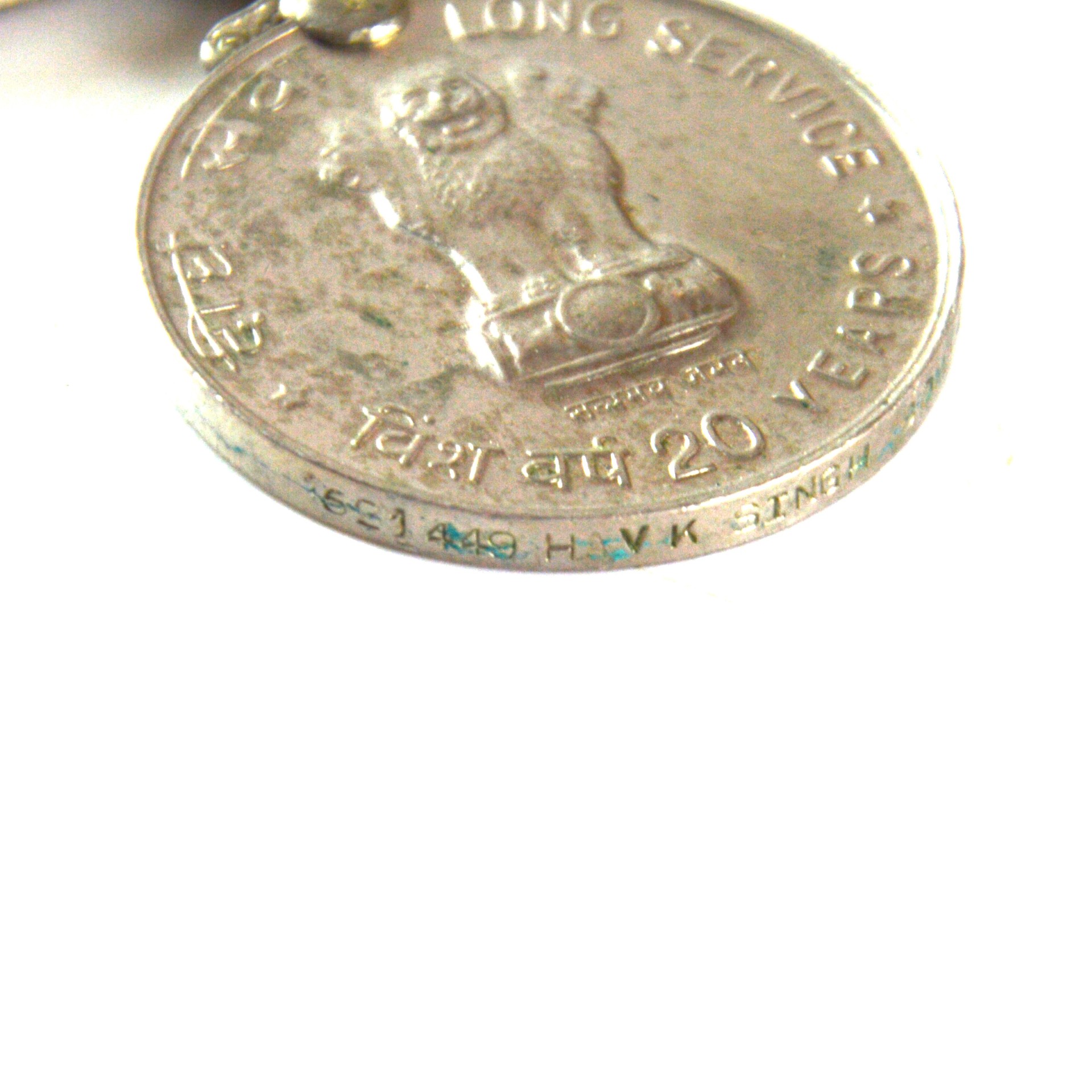 Indian 20 Year Long Service Medal, Havildar K. Singh, Bombay Engineers - Image 3
