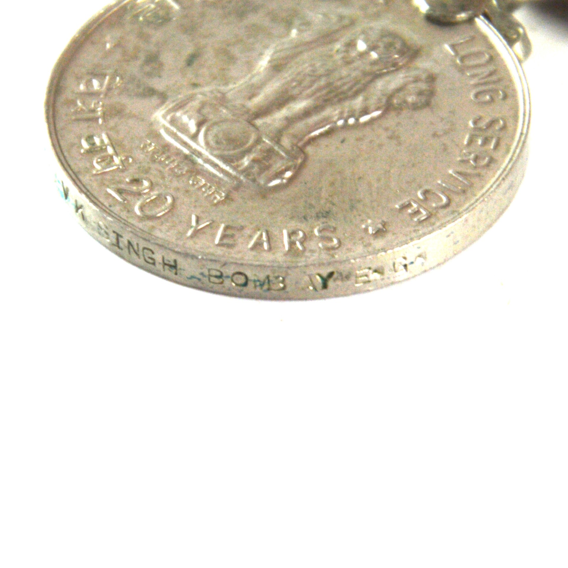 Indian 20 Year Long Service Medal, Havildar K. Singh, Bombay Engineers - Image 4