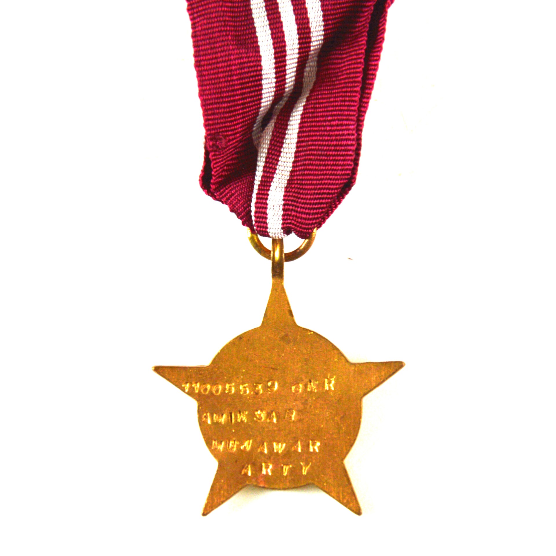 Indian Paschimi Star (1971), Gunner Aminsab Mujawar, Indian Artillery - Image 2