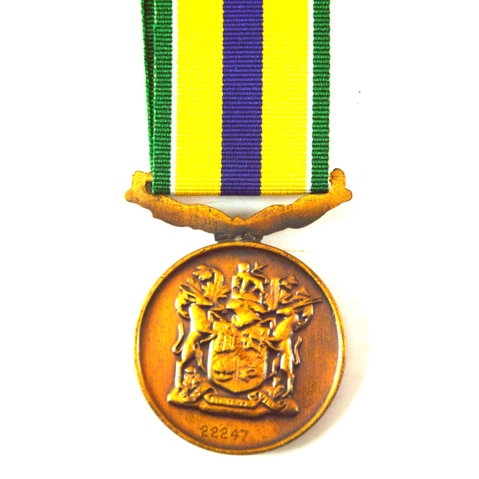 South African Defence Force De Wet Medal, 22247 - Image 2