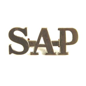South African Police (Native Constables) (SAP) Shoulder Title (1913-1939 Pattern)