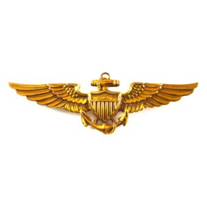 United States Navy Pilot Wings - 10k Gold-Filled, Manufactured by L.G. Balfour Company, WW2 Era
