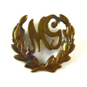 British Machine Gunner Brass Trade Qualification Badge (WWI Era) – Original